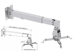 Uchwyt ścienny / sufitowy Cabletech UCH0148 do projektora Cabletech
