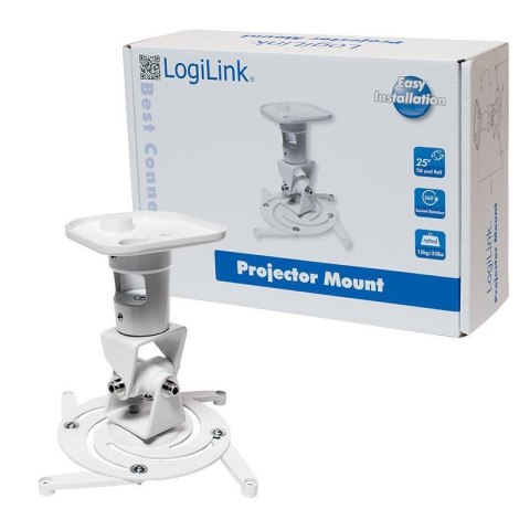 Uchwyt sufitowy LogiLink BP0003 do projektora biały LogiLink Uchwyt sufitowy LogiLink BP0003 do projektora biały LogiLink