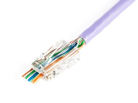 Wtyk RJ45 (8P8C) przelotowy DIGITUS kat.5e nieekranowany, AWG 26-24, opakowanie 100 szt. Digitus Wtyk RJ45 (8P8C) przelotowy DIGITUS kat.5e nieekranowany, AWG 26-24, opakowanie 100 szt. Digitus