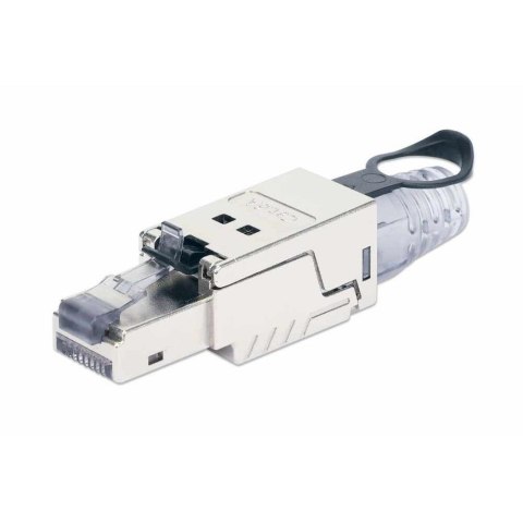 Wtyk modularny Intellinet RJ45 STP Cat.6a 10G ekaranowany, beznarzędziowy Intellinet Wtyk modularny Intellinet RJ45 STP Cat.6a 10G ekaranowany, beznarzędziowy Intellinet