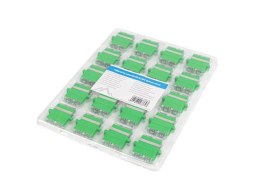 Adapter światłowodowy Lanberg SM SC/APC duplex zaślepka przezroczysta 20szt LANBERG