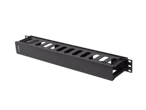 Organizer kabli Lanberg AK-1703-B 19" 1U plastikowy z zaślepką typ A czarny LANBERG Organizer kabli Lanberg AK-1703-B 19" 1U plastikowy z zaślepką typ A czarny LANBERG