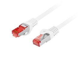 Patchcord Lanberg S/FTP kat.6 3m LSZH CU fluke passed biały LANBERG