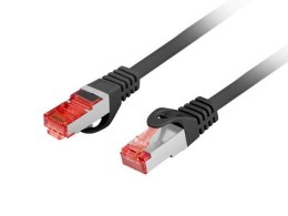 Patchcord Lanberg S/FTP kat.6 3m LSZH CU fluke passed czarny LANBERG