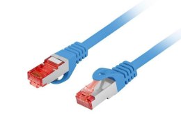 Patchcord Lanberg S/FTP kat.6 3m LSZH CU fluke passed niebieski LANBERG