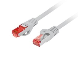 Patchcord Lanberg S/FTP kat.6 3m LSZH CU fluke passed szary LANBERG