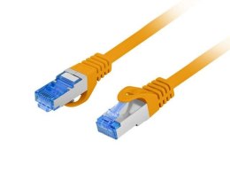 Patchcord Lanberg S/FTP kat.6A 0,25m LSZH CCA fluke passed pomarańczowy LANBERG
