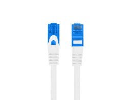 Patchcord Lanberg S/FTP kat.6A 2m LSZH CCA fluke passed biały LANBERG