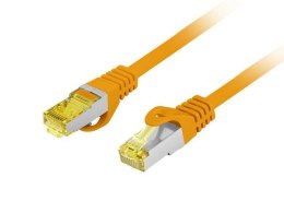 Patchcord Lanberg S/FTP kat.6A 3m LSZH CU fluke passed pomarańczowy LANBERG