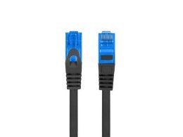 Patchcord Lanberg S/FTP kat.6A 5m LSZH CCA fluke passed czarny LANBERG