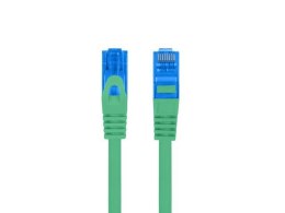 Patchcord Lanberg S/FTP kat.6A 5m LSZH CCA fluke passed zielony LANBERG