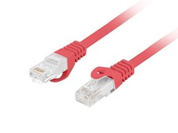 Patchcord Lanberg UTP kat.6 0,5m LSZH CU fluke passed czerwony LANBERG