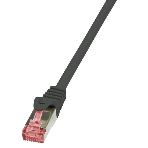 Patchcord LogiLink CQ2013S CAT.6 S/FTP 0,25m, czarny LogiLink Patchcord LogiLink CQ2013S CAT.6 S/FTP 0,25m, czarny LogiLink