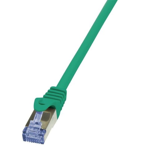 Patchcord LogiLink CQ3035S Cat.6A S/FTP 1m zielony LogiLink Patchcord LogiLink CQ3035S Cat.6A S/FTP 1m zielony LogiLink