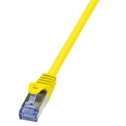 Patchcord LogiLink CQ3037S Cat.6A S/FTP 1m żółty LogiLink