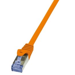 Patchcord LogiLink CQ3038S Cat.6A S/FTP 1m pomarańczowy LogiLink