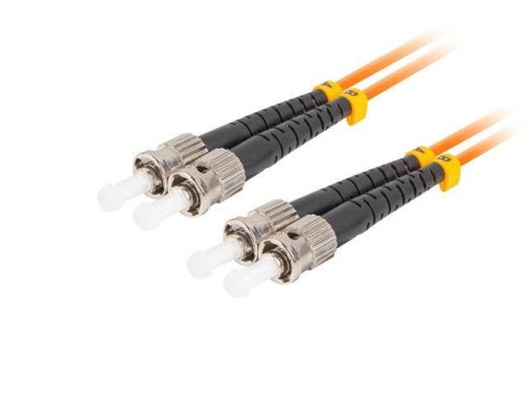 Patchcord światłowodowy Lanberg MM ST/UPC-ST/UPC DUPLEX 3.0MM OM2 50/125 LSZH 5m pomarańczowy LANBERG Patchcord światłowodowy Lanberg MM ST/UPC-ST/UPC DUPLEX 3.0MM OM2 50/125 LSZH 5m pomarańczowy LANBERG