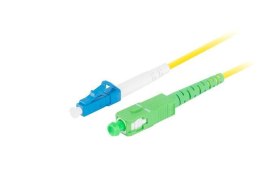 Patchcord światłowodowy Lanberg SM LC/UPC-SC/APC SIMPLEX 3.0MM LSZH G657A1 1m żółty LANBERG