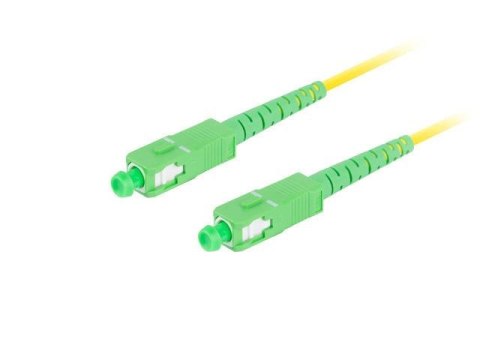 Patchcord światłowodowy Lanberg SM SC/APC-SC/APC SIMPLEX 3.0MM LSZH G657A1 3M żółty LANBERG Patchcord światłowodowy Lanberg SM SC/APC-SC/APC SIMPLEX 3.0MM LSZH G657A1 3M żółty LANBERG