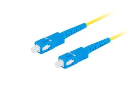 Patchcord światłowodowy Lanberg SM SC/UPC-SC/UPC SIMPLEX 3.0mm LSZH G657A1 2m żółty LANBERG