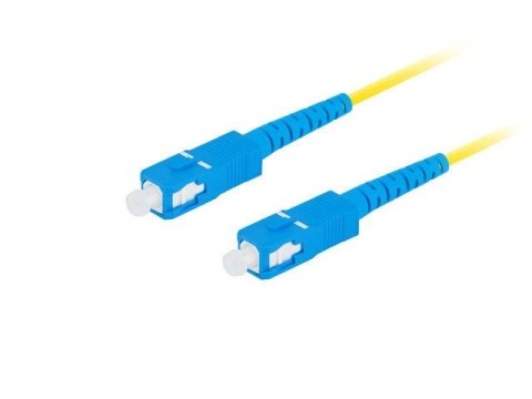 Patchcord światłowodowy Lanberg SM SC/UPC-SC/UPC SIMPLEX 3.0mm LSZH G657A1 5m żółty LANBERG Patchcord światłowodowy Lanberg SM SC/UPC-SC/UPC SIMPLEX 3.0mm LSZH G657A1 5m żółty LANBERG