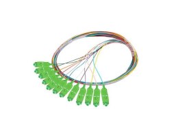 Pigtail światłowodowy Lanberg SM SC/APC SEMI TIGHT 9/125 G657A1 12X2M Multikolor LANBERG