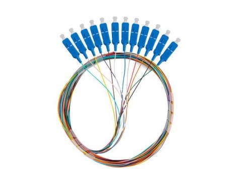 Pigtail światłowodowy Lanberg SM SC/UPC SEMI TIGHT 9/125 G657A1 12X2M Multikolor LANBERG Pigtail światłowodowy Lanberg SM SC/UPC SEMI TIGHT 9/125 G657A1 12X2M Multikolor LANBERG