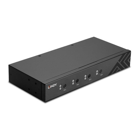 Przełącznik KVM LINDY 4-portowy USB 2.0 & Audio KM Switch LINDY Przełącznik KVM LINDY 4-portowy USB 2.0 & Audio KM Switch LINDY