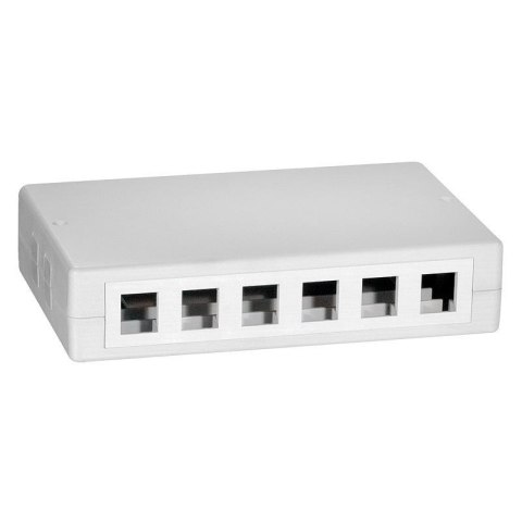 Puszka natynkowa Keystone LogiLink NK4033 12 portów UTP, biała LogiLink Puszka natynkowa Keystone LogiLink NK4033 12 portów UTP, biała LogiLink