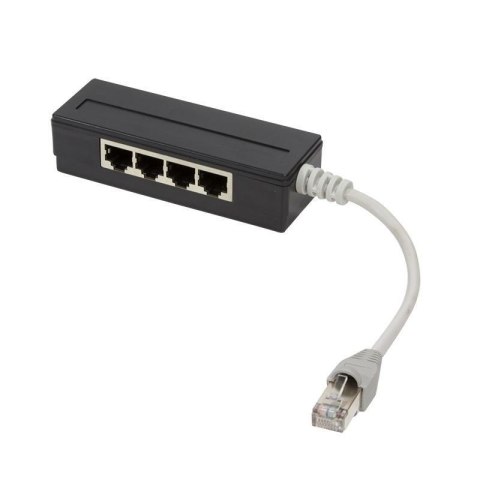 Splitter RJ45 4-portowy Logilink MP0032 ekranowany, 15cm LogiLink Splitter RJ45 4-portowy Logilink MP0032 ekranowany, 15cm LogiLink