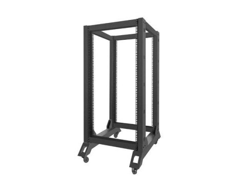 Stojak Open Rack Lanberg OR01-6822-B 22U 600x800 czarny LANBERG