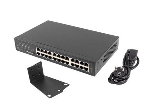 Switch niezarządzalny Lanberg 24x 1Gb Gigabit Ethernet Rack 19" LANBERG