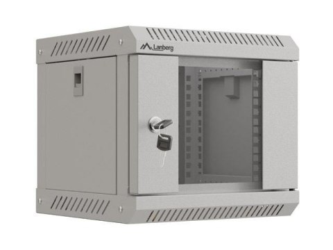Szafa instacyjna Rack Lanberg Wisząca 10" 4U 300x300 Drzwi Przeszkolone (flat pack) Szara LANBERG Szafa instacyjna Rack Lanberg Wisząca 10" 4U 300x300 Drzwi Przeszkolone (flat pack) Szara LANBERG