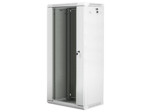 Szafa instalacyjna Rack wisząca 19" 27U 600x450 szara Lanberg (flat pack) LANBERG Szafa instalacyjna Rack wisząca 19" 27U 600x450 szara Lanberg (flat pack) LANBERG
