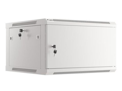 Szafa instalacyjna Rack wisząca 19" 6U 600x600 szara drzwi metalowe Lanberg (flat pack) LANBERG Szafa instalacyjna Rack wisząca 19" 6U 600x600 szara drzwi metalowe Lanberg (flat pack) LANBERG