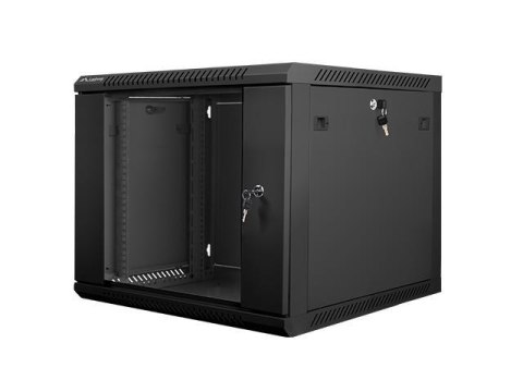 Szafa instalacyjna Rack wisząca 19" 9U 600x600 czarna Lanberg (flat pack) LANBERG Szafa instalacyjna Rack wisząca 19" 9U 600x600 czarna Lanberg (flat pack) LANBERG