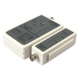 Tester kabli LogiLink WZ0011 do złącz RJ45 i BNC, z jednostką zdalną LogiLink
