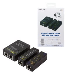 Tester kabli sieciowych LogiLink WZ0015P z programatorem PoE LogiLink