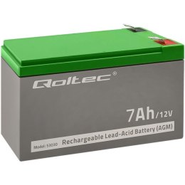 Akumulator AGM Qoltec 12V | 7Ah Qoltec