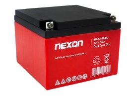Akumulator żelowy Nexon TN-GEL 12V 28Ah long life (12l) - głębokiego rozładowania i pracy cyklicznej Nexon