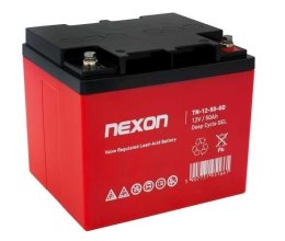 Akumulator żelowy Nexon TN-GEL 12V 50Ah long life(12l) - głębokiego rozładowania i pracy cyklicznej Nexon