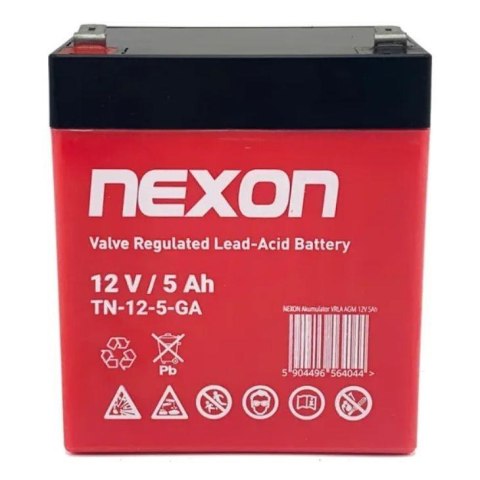 Akumulator żelowy Nexon TN-GEL-5 12V 5Ah - głębokiego rozładowania i pracy cyklicznej Nexon Akumulator żelowy Nexon TN-GEL-5 12V 5Ah - głębokiego rozładowania i pracy cyklicznej Nexon