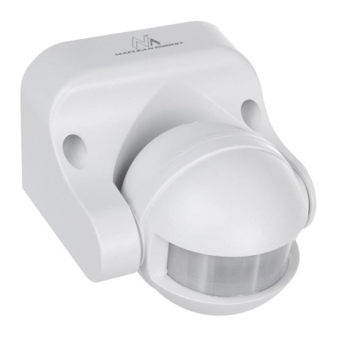 Czujnik ruchu PIR Maclean, na podczerwień, IP44, biały, zasięg 12m, max. obiążenie 800/1200W, MCE358 W Maclean Czujnik ruchu PIR Maclean, na podczerwień, IP44, biały, zasięg 12m, max. obiążenie 800/1200W, MCE358 W Maclean