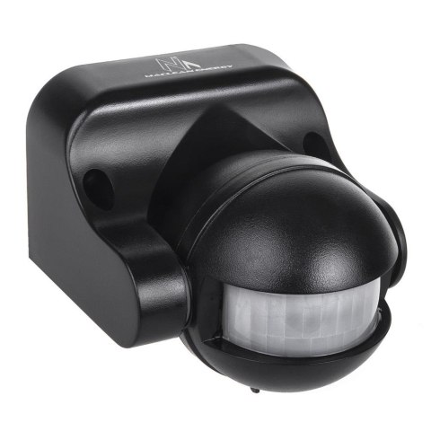 Czujnik ruchu PIR Maclean, na podczerwień, IP44, czarny, zasięg 12m, max. obciążenie 800/1200W, MCE358 B Maclean Czujnik ruchu PIR Maclean, na podczerwień, IP44, czarny, zasięg 12m, max. obciążenie 800/1200W, MCE358 B Maclean