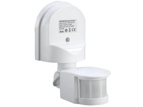 Czujnik ruchu zmierzchu Maclean MCE25 W ścienny biały 180° 1200W Maclean Czujnik ruchu zmierzchu Maclean MCE25 W ścienny biały 180° 1200W Maclean