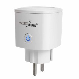 Gniazdko zdalnie sterowane GreenBlue GB720 F WiFi Android/iOS/Alexa/Google Home, zuż. energii, timer, max 3680W, typ F Greenblue
