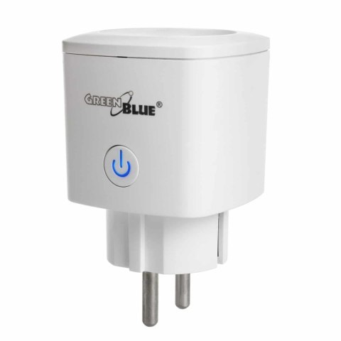 Gniazdko zdalnie sterowane GreenBlue GB720 F WiFi Android/iOS/Alexa/Google Home, zuż. energii, timer, max 3680W, typ F Greenblue Gniazdko zdalnie sterowane GreenBlue GB720 F WiFi Android/iOS/Alexa/Google Home, zuż. energii, timer, max 3680W, typ F Greenblue