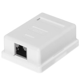 Gniazdo kompletne natynkowe 1 x RJ45 8p8c FTP kat. 6 LSA Netrack NETRACK