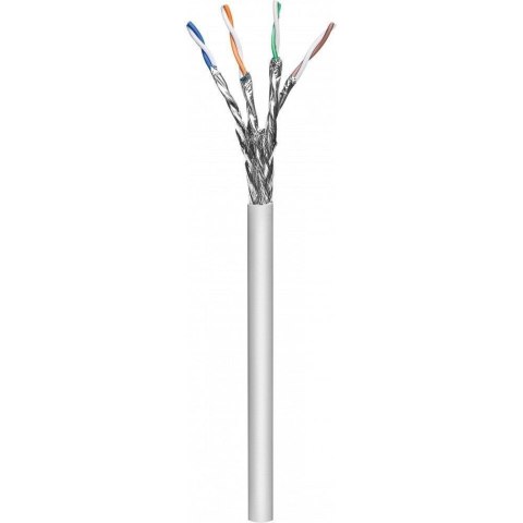Kabel instalacyjny Techly skrętka Cat6a S/FTP linka, PIMF, 100% Miedź 305m szary Techly Kabel instalacyjny Techly skrętka Cat6a S/FTP linka, PIMF, 100% Miedź 305m szary Techly