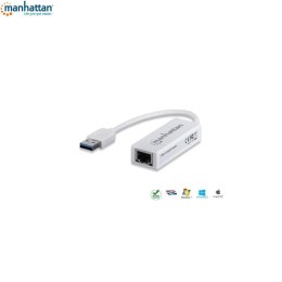 Karta sieciowa Manhattan USB 3.0 na RJ45 10/100/1000 Gigabit Manhattan